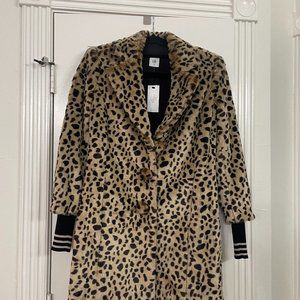 Cabi Leopard coat,  XS
